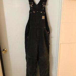 Used insulated carhartt bibs
